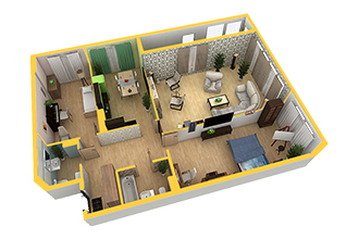 Переезд двухкомнатной квартиры с грузчиками